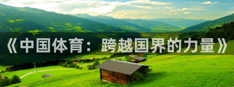 德国3377体育官方正版app集团：《中国体育：跨越